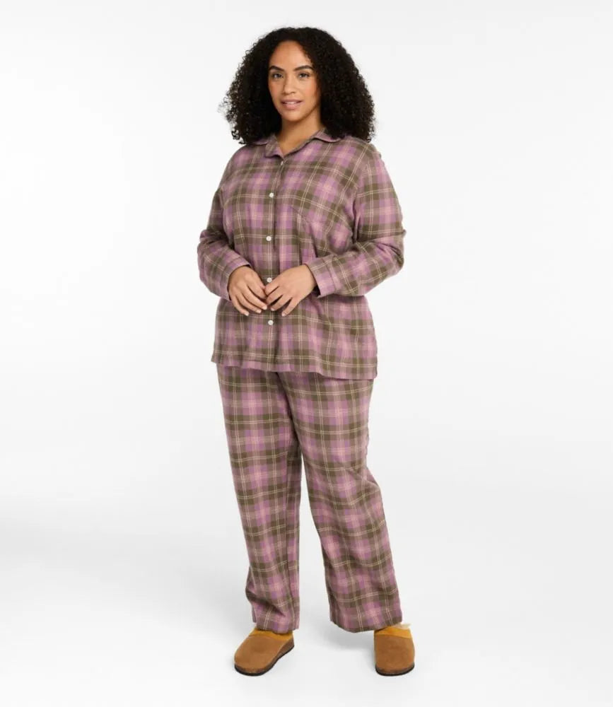 Women's Scotch Plaid Flannel Pajamas