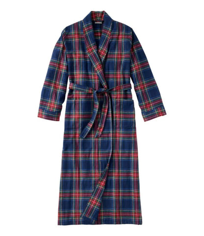 Women's Scotch Plaid Flannel Robe