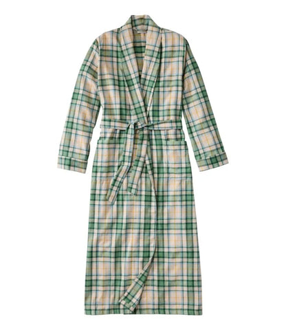 Women's Scotch Plaid Flannel Robe