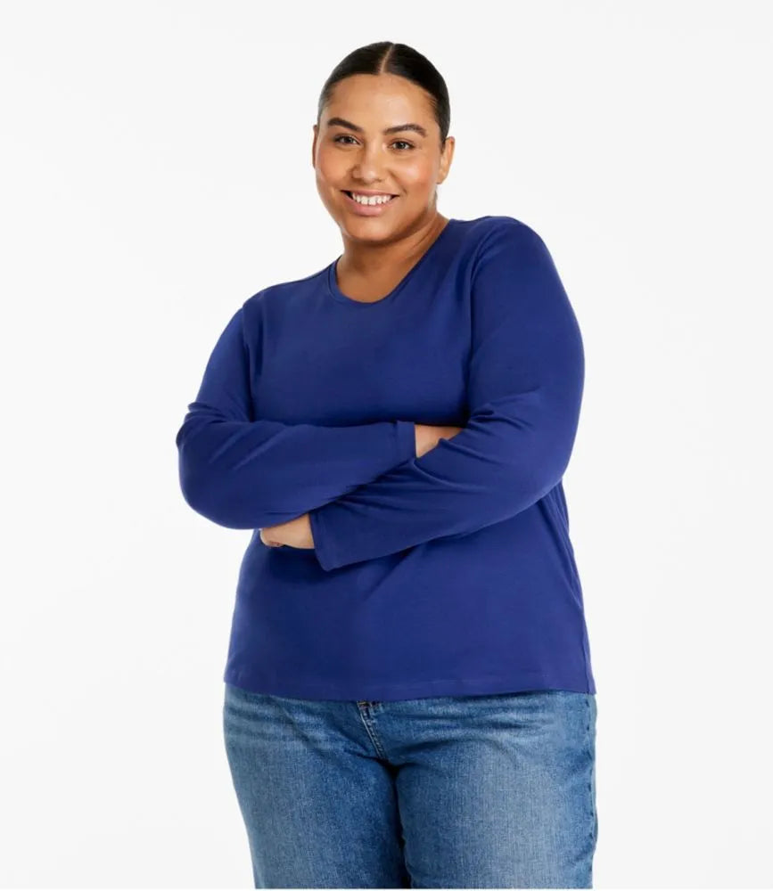 Women's L.L.Bean Tee, Long-Sleeve Crewneck