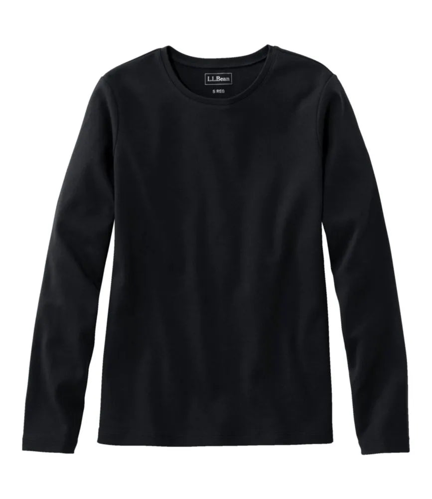 Women's L.L.Bean Tee, Long-Sleeve Crewneck