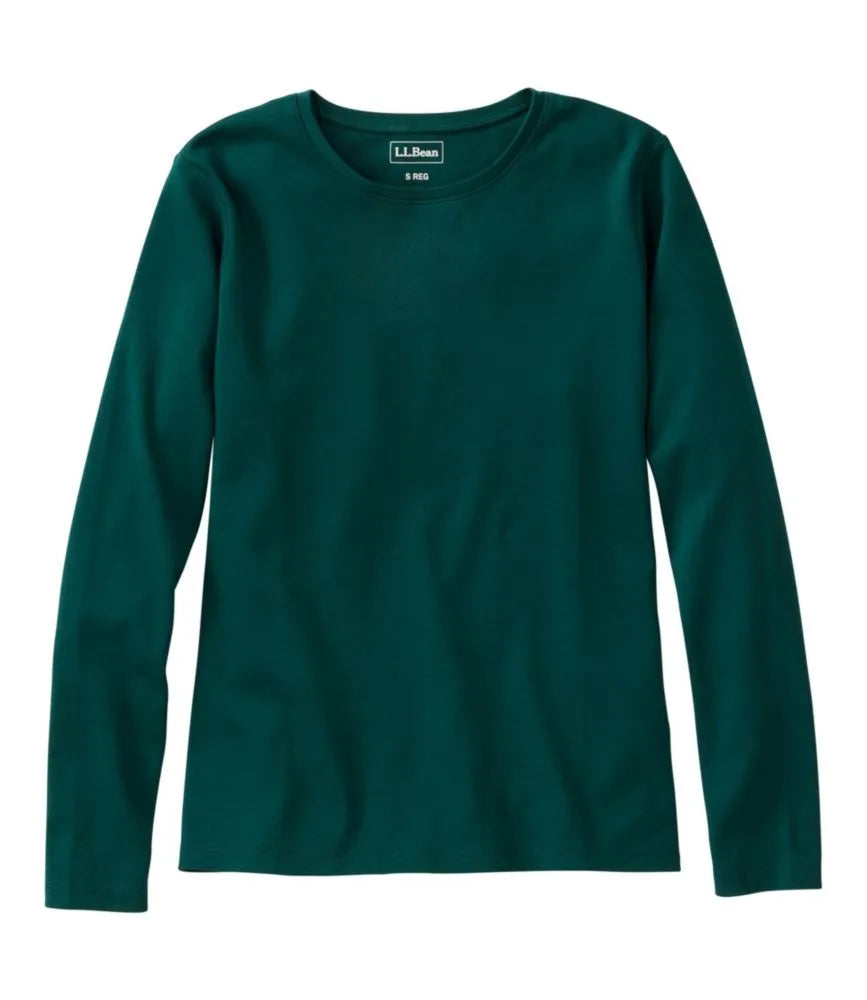 Women's L.L.Bean Tee, Long-Sleeve Crewneck