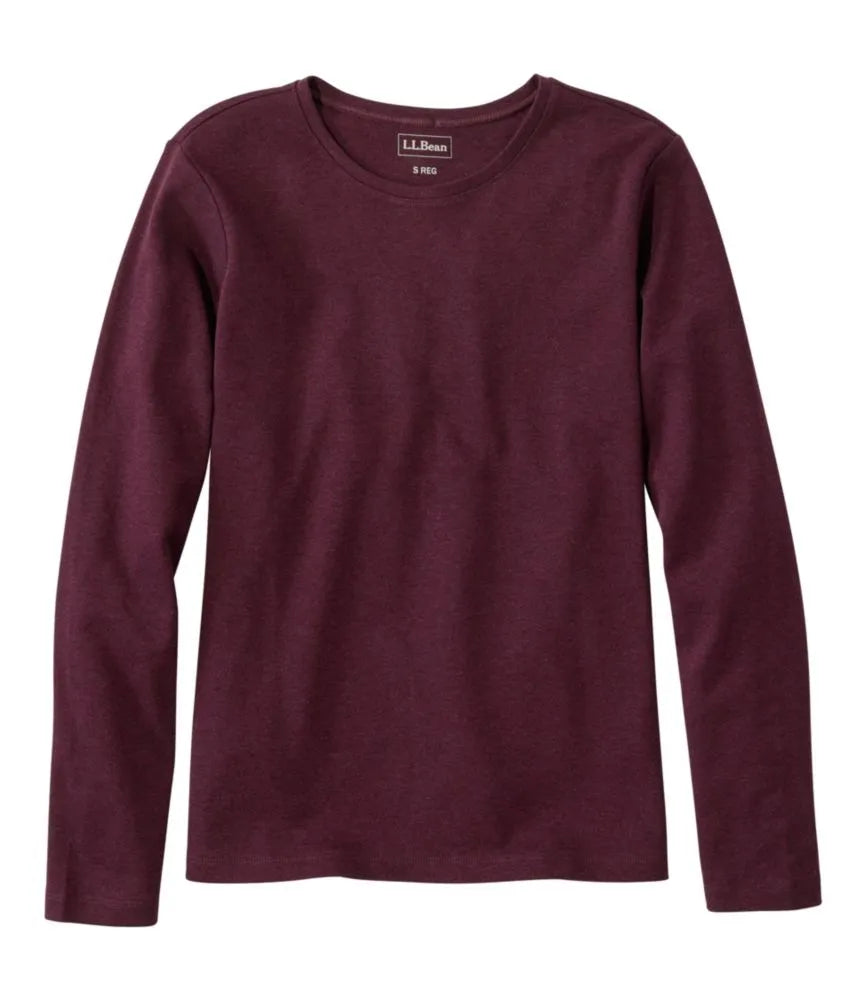 Women's L.L.Bean Tee, Long-Sleeve Crewneck