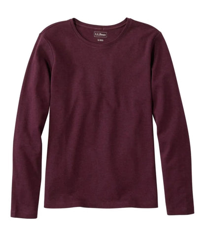 Women's L.L.Bean Tee, Long-Sleeve Crewneck