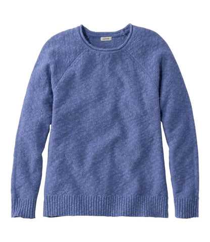 Women's Midweight Cotton Slub Rollneck Pullover