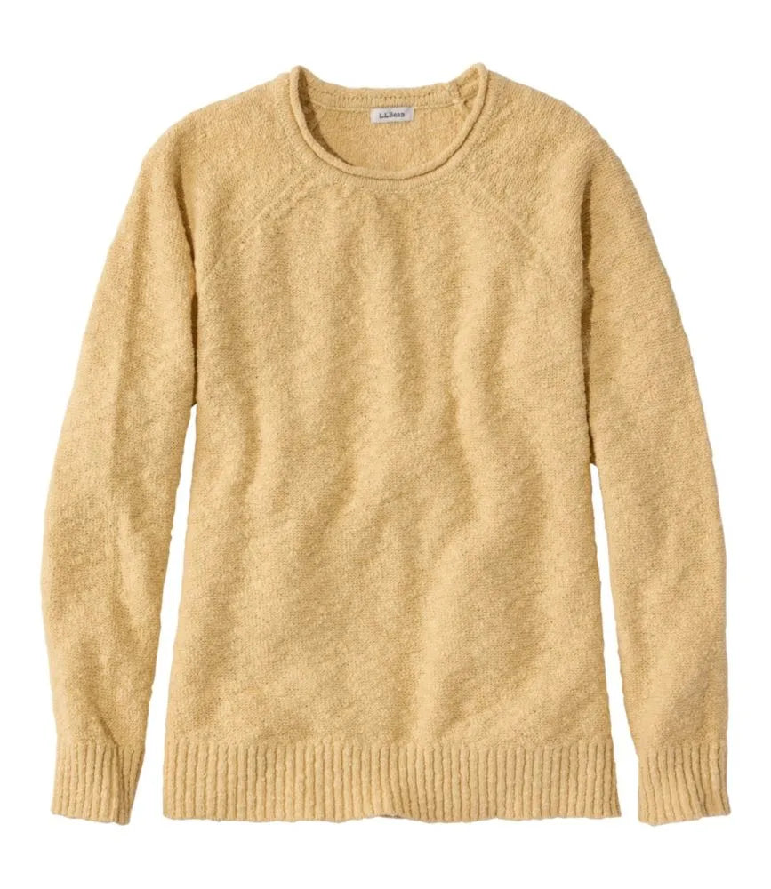 Women's Midweight Cotton Slub Rollneck Pullover