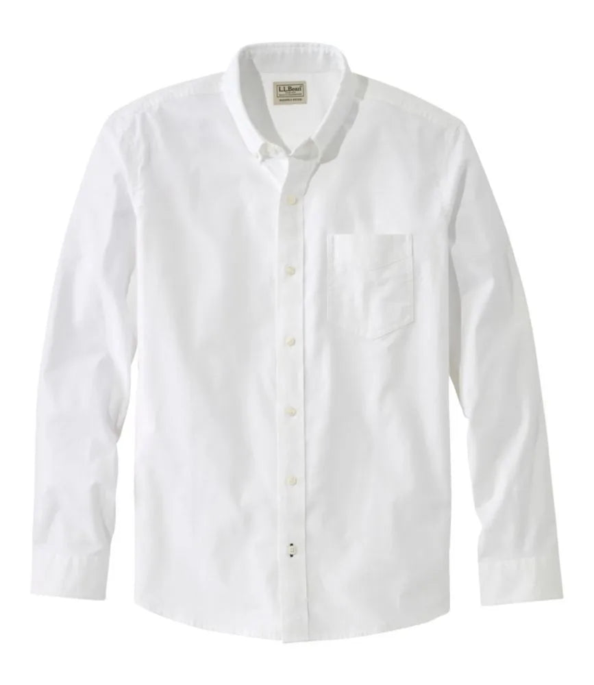 Men's Comfort Stretch® Oxford Shirt, Slightly Fitted Untucked Fit