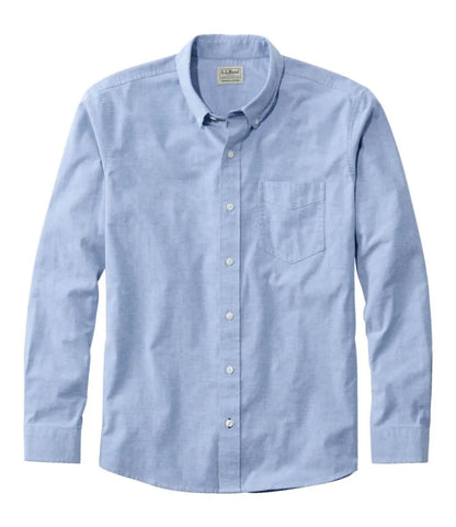 Men's Comfort Stretch® Oxford Shirt, Slightly Fitted Untucked Fit