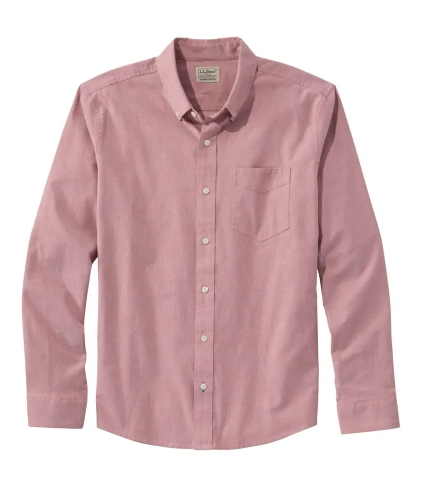 Men's Comfort Stretch® Oxford Shirt, Slightly Fitted Untucked Fit