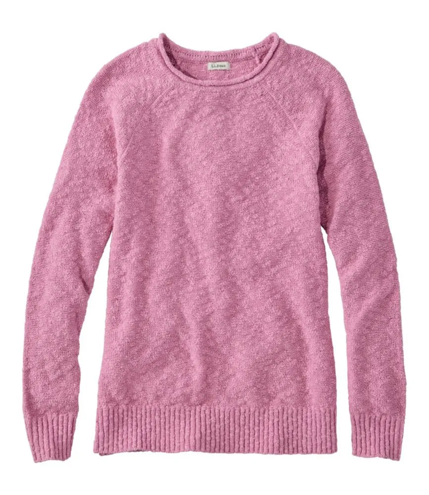Women's Midweight Cotton Slub Rollneck Pullover