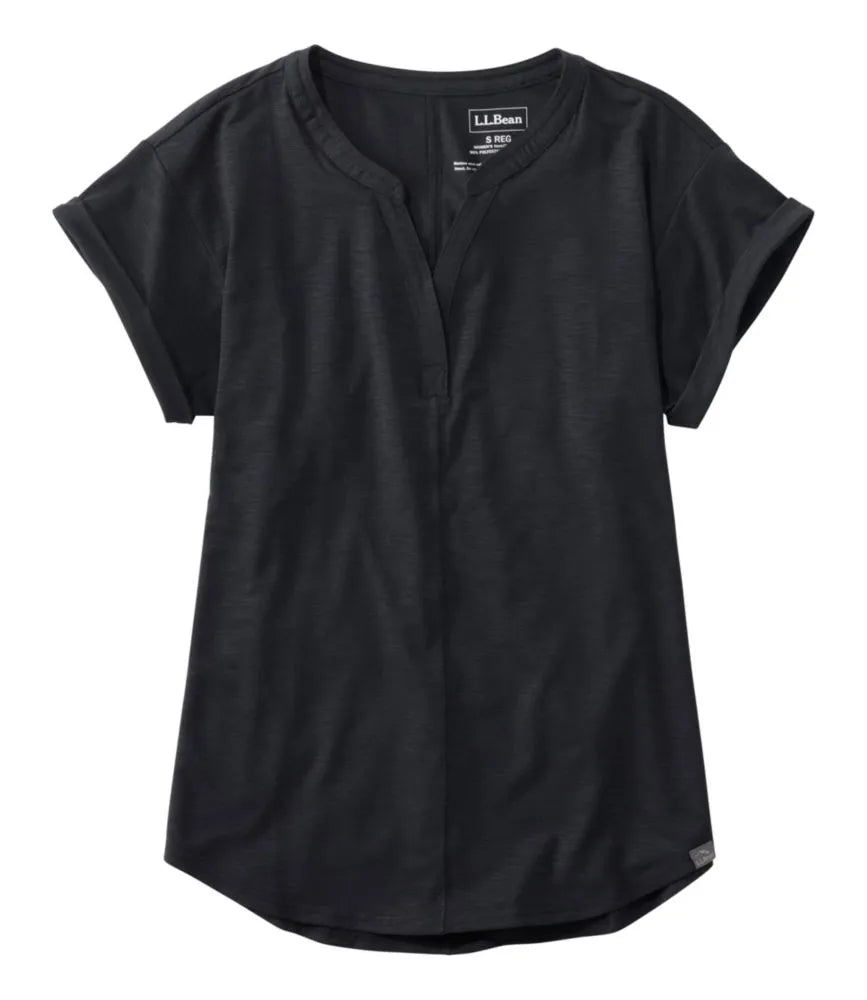 Women's Streamside Tee, Short-Sleeve Splitneck