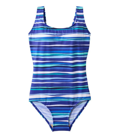 Women's BeanSport Swimwear, Scoopneck Tanksuit Print