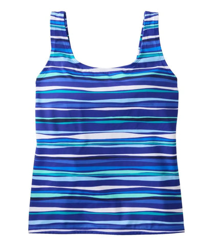 Women's BeanSport Swimwear, Scoopneck Tankini Top, Print