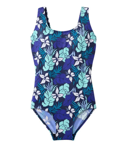 Women's BeanSport Swimwear, Scoopneck Tanksuit Print