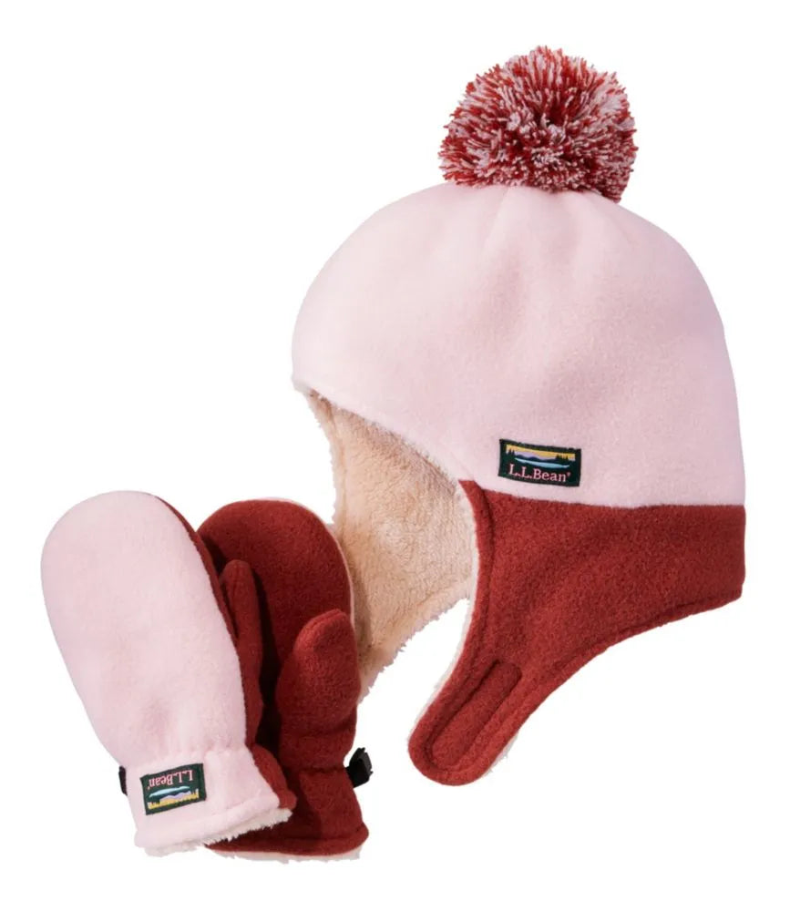 Infants' and Toddlers' Mountain Classic Fleece Hat and Mitten Set