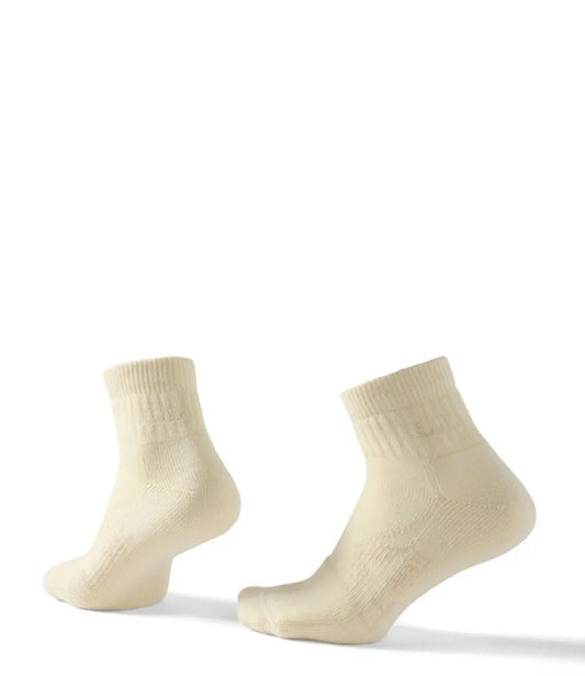 Adults' Cresta Wool Lightweight Hiking Socks, Quarter-Crew