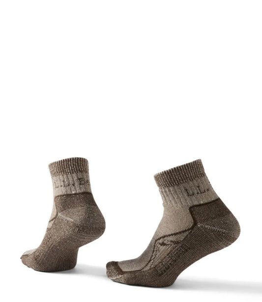 Adults' Cresta Wool Midweight Hiking Socks, Quarter-Crew