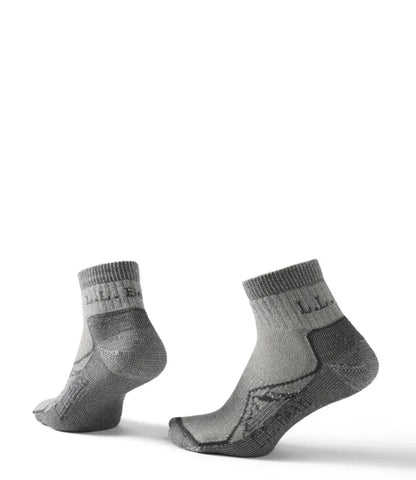Adults' Cresta Wool Midweight Hiking Socks, Quarter-Crew