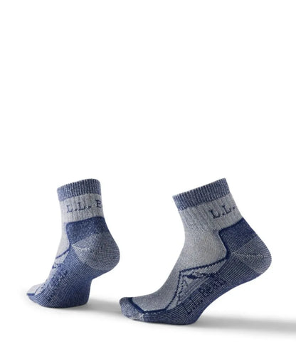 Adults' Cresta Wool Midweight Hiking Socks, Quarter-Crew