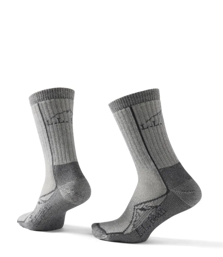 Adults' Cresta Wool Midweight Hiking Socks, Crew