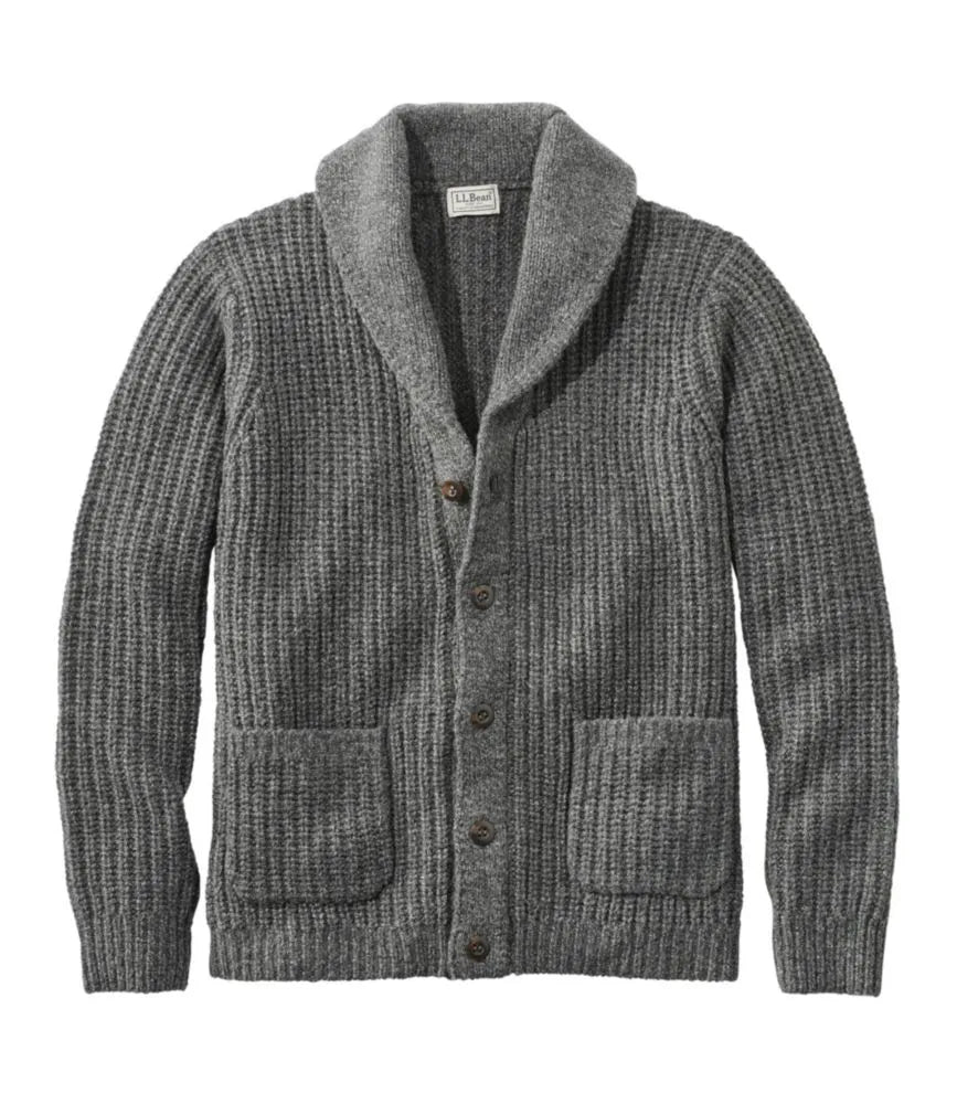 Men's L.L.Bean Classic Ragg Wool Sweater, Cardigan
