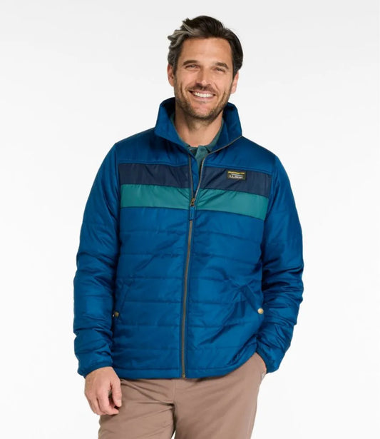 Men's Mountain Classic Puffer Jacket, Colorblock