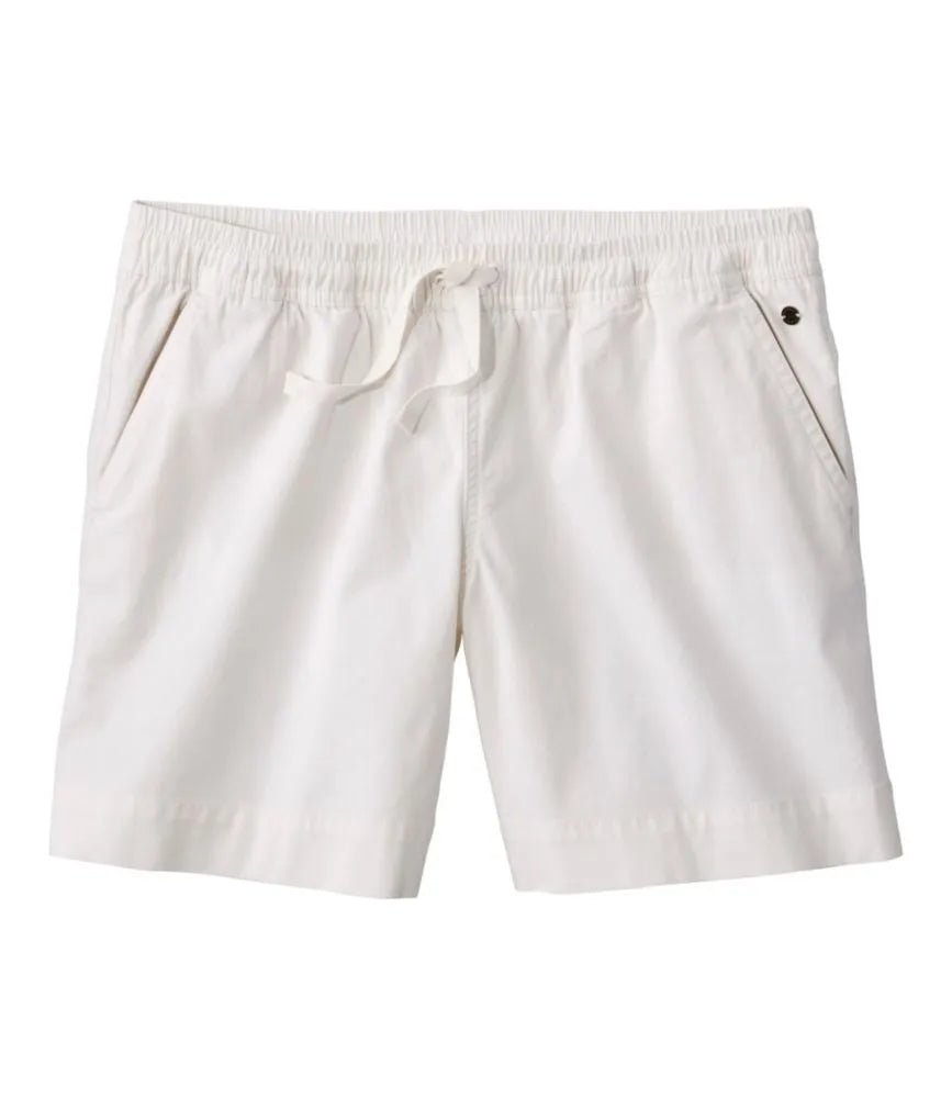 Women's Lakewashed Dock Shorts, Mid-Rise