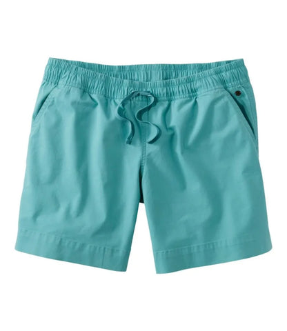 Women's Lakewashed Dock Shorts, Mid-Rise