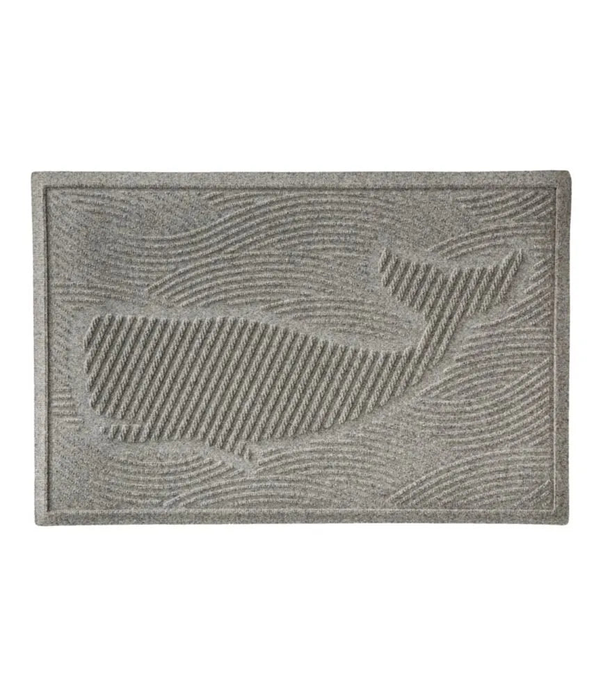 Everyspace Recycled Waterhog Doormat, Swimming Whale