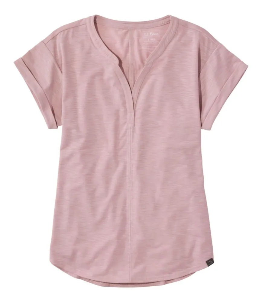 Women's Streamside Tee, Short-Sleeve Splitneck