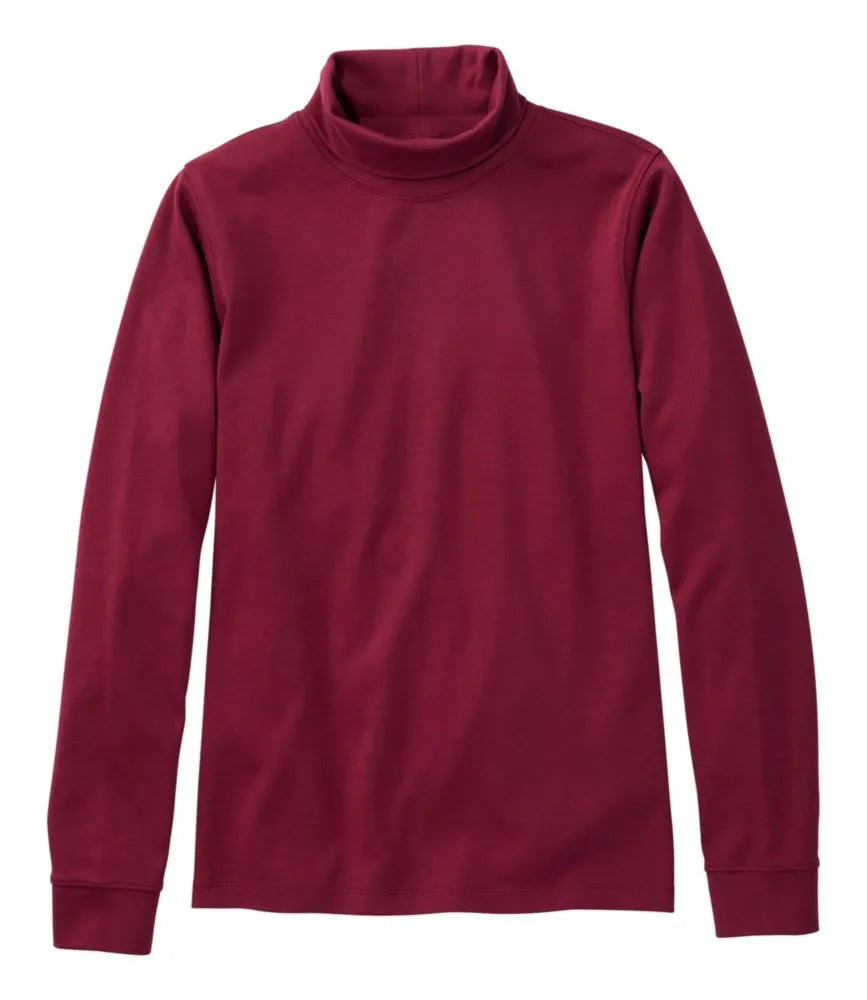 Women's L.L.Bean Interlock Turtleneck, Long-Sleeve