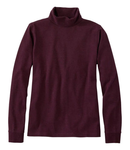 Women's L.L.Bean Interlock Turtleneck, Long-Sleeve