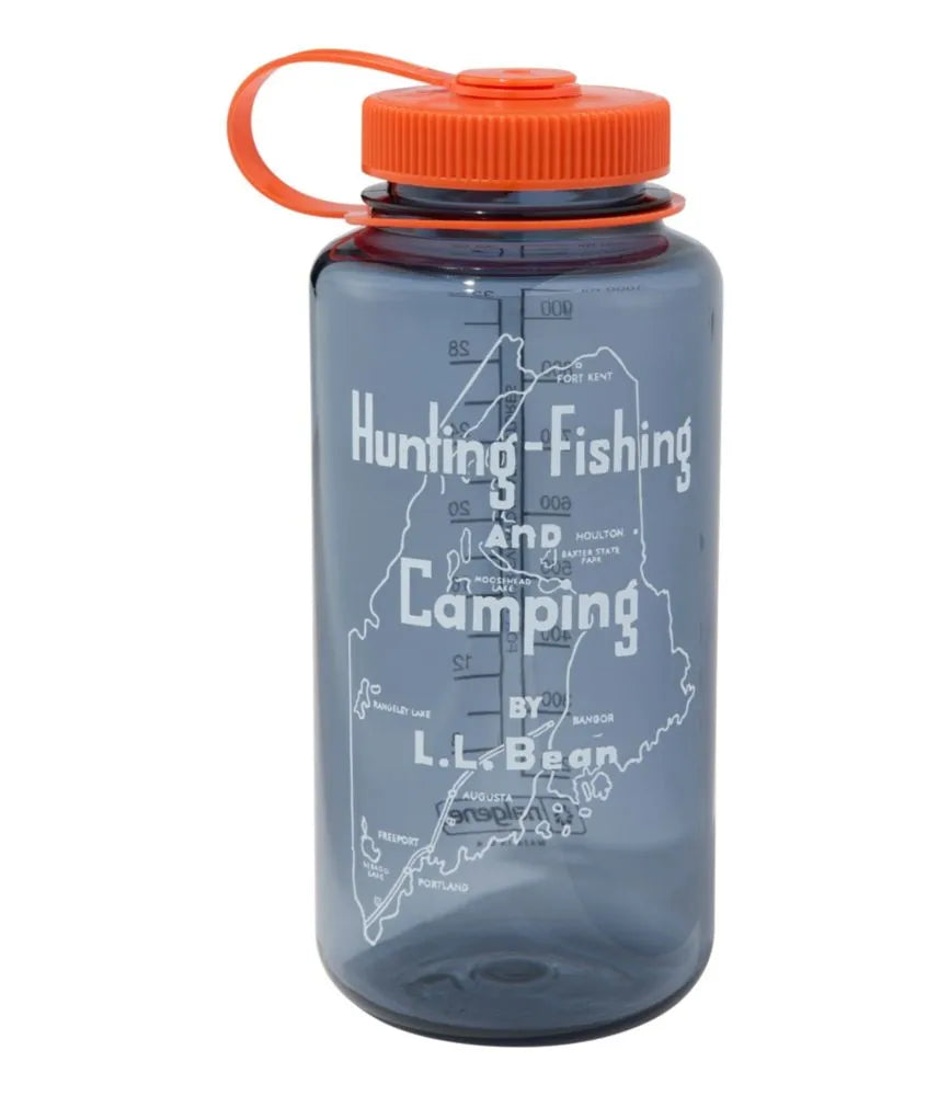 Nalgene Sustain Wide Mouth Water Bottle with L.L.Bean Print, 32 oz.