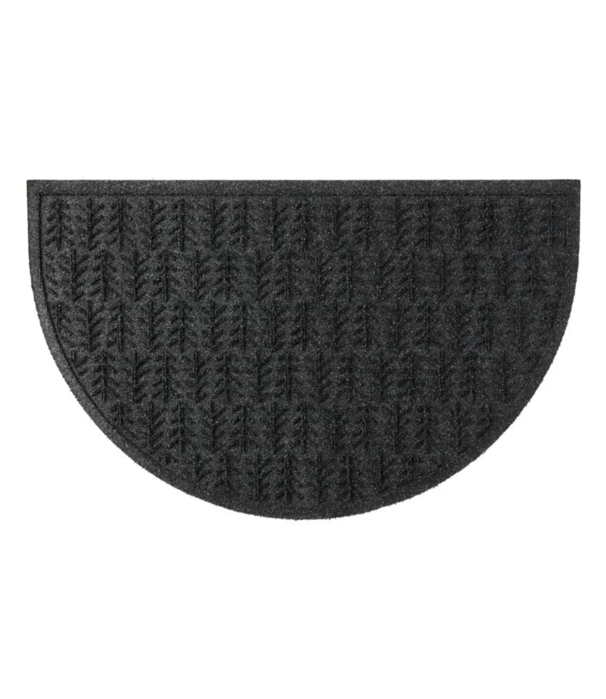 Everyspace Recycled Waterhog Doormat, Half Round, Trees