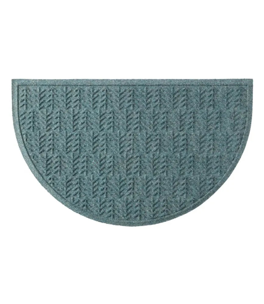 Everyspace Recycled Waterhog Doormat, Half Round, Trees