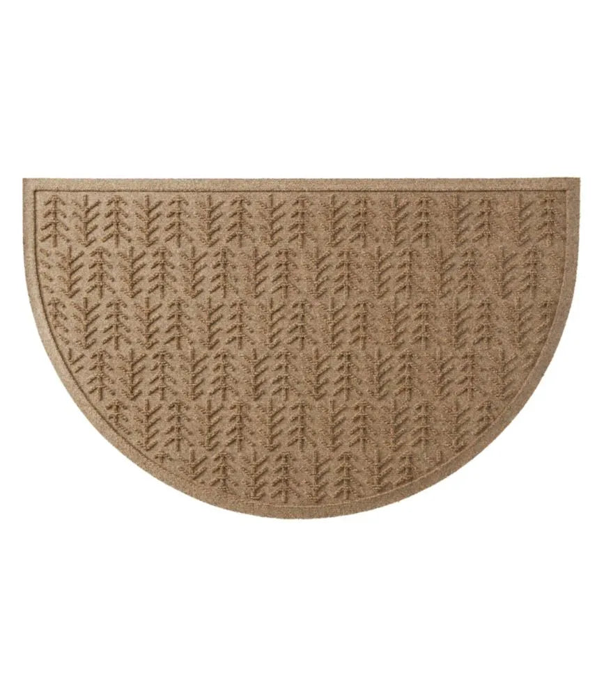 Everyspace Recycled Waterhog Doormat, Half Round, Trees
