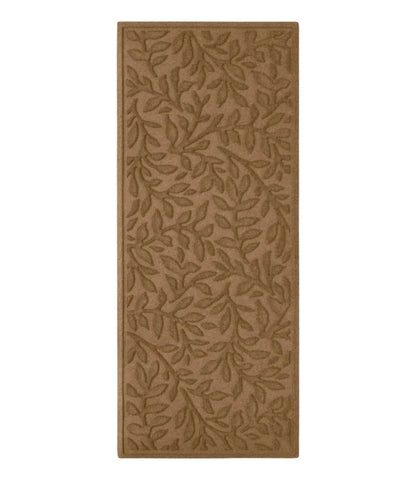 Heavyweight Recycled Waterhog Mat Runner, Woodland Leaf