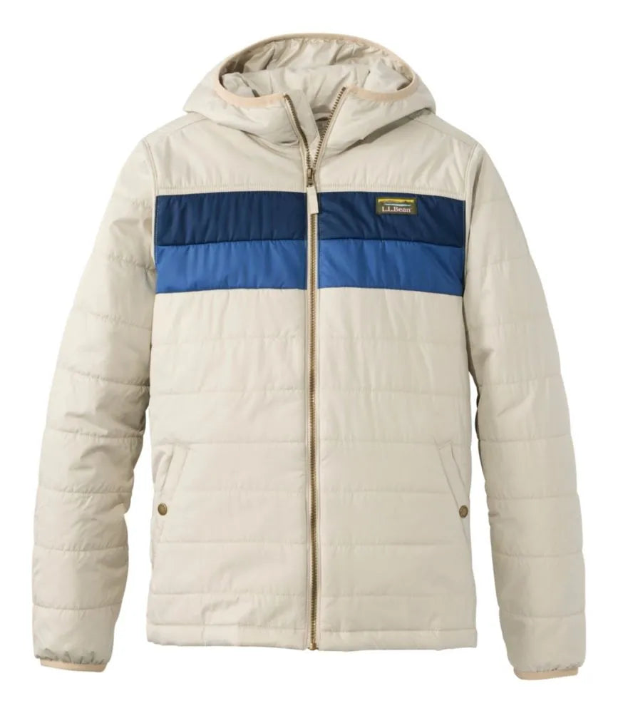 Men's Mountain Classic Puffer Hooded Jacket, Colorblock