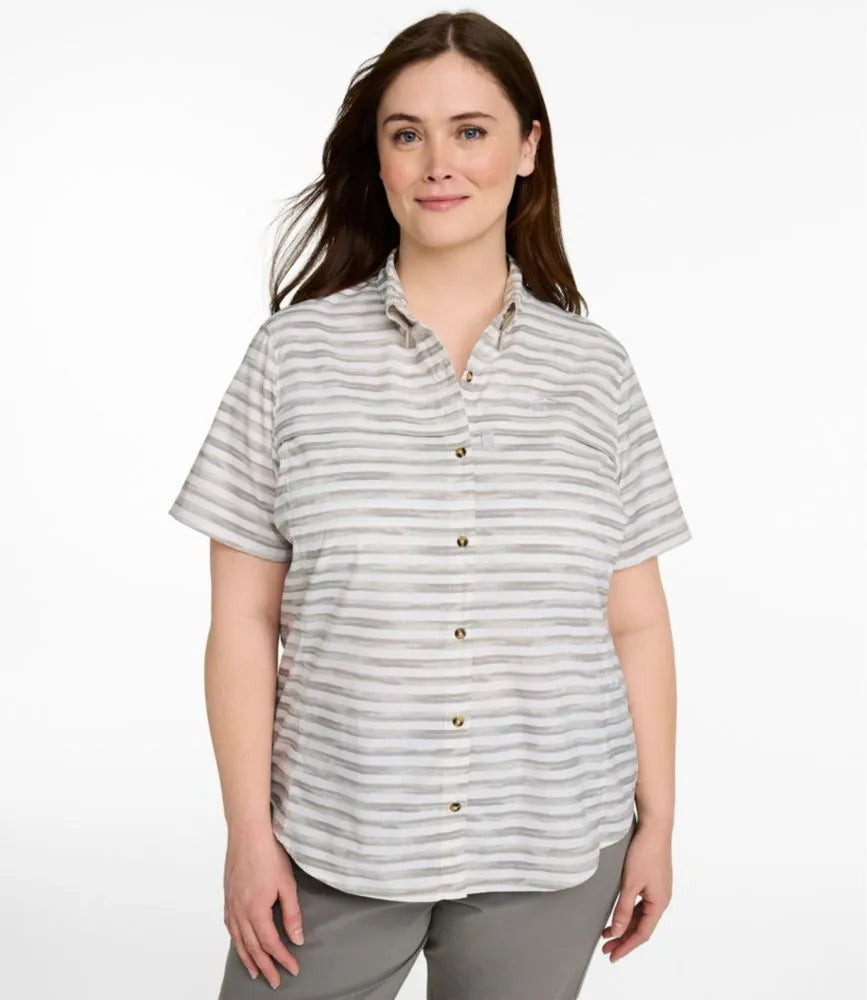 Women's Tropicwear Shirt, Short-Sleeve Print