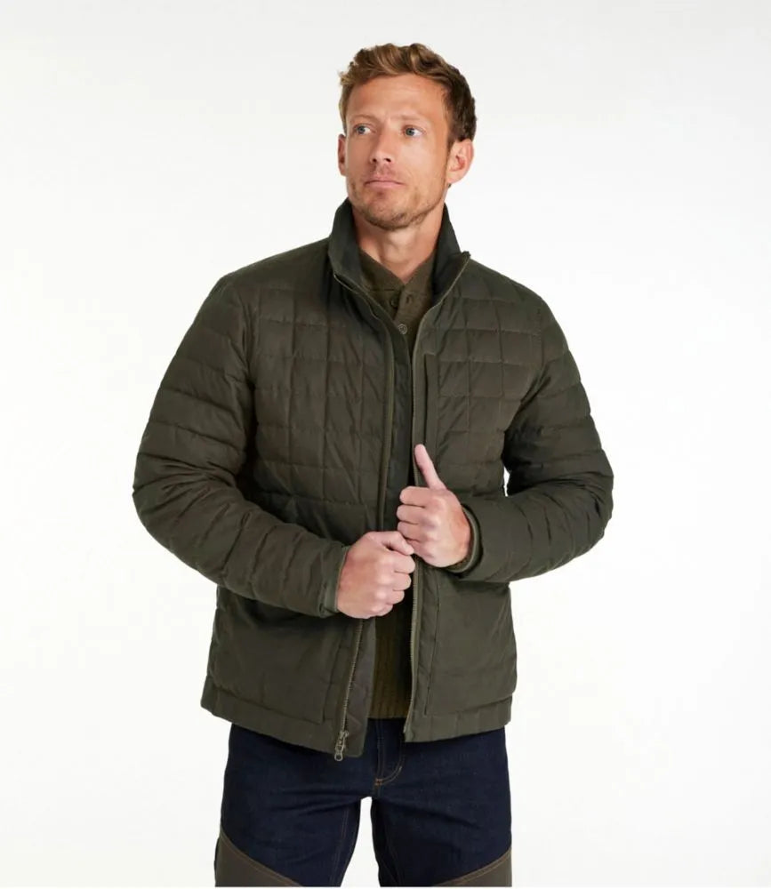 Men's L.L.Bean Upcountry Waxed Cotton Down Sweater