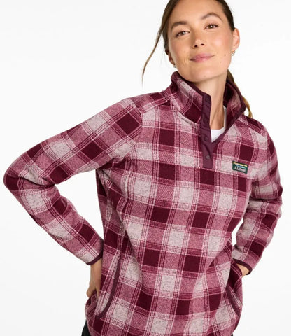 Women's L.L.Bean Sweater Fleece Pullover, Print