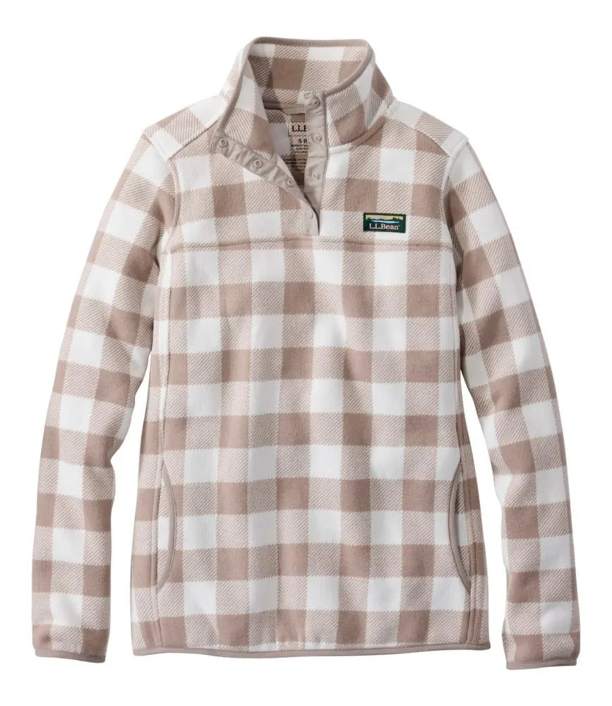 Women's L.L.Bean Sweater Fleece Pullover, Print