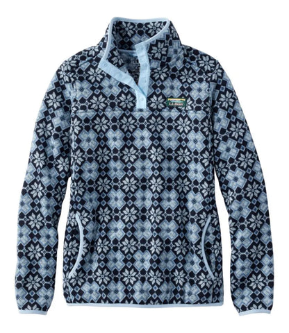 Women's L.L.Bean Sweater Fleece Pullover, Print