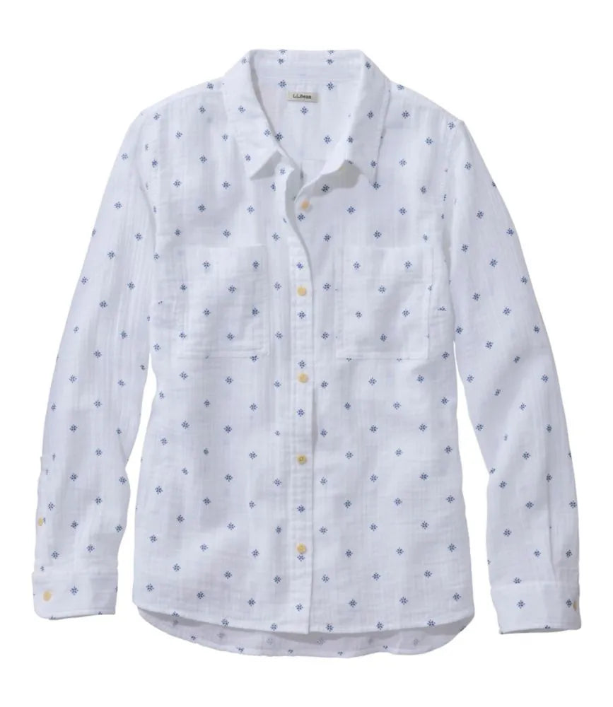 Women's Cloud Gauze Shirt, Long-Sleeve
