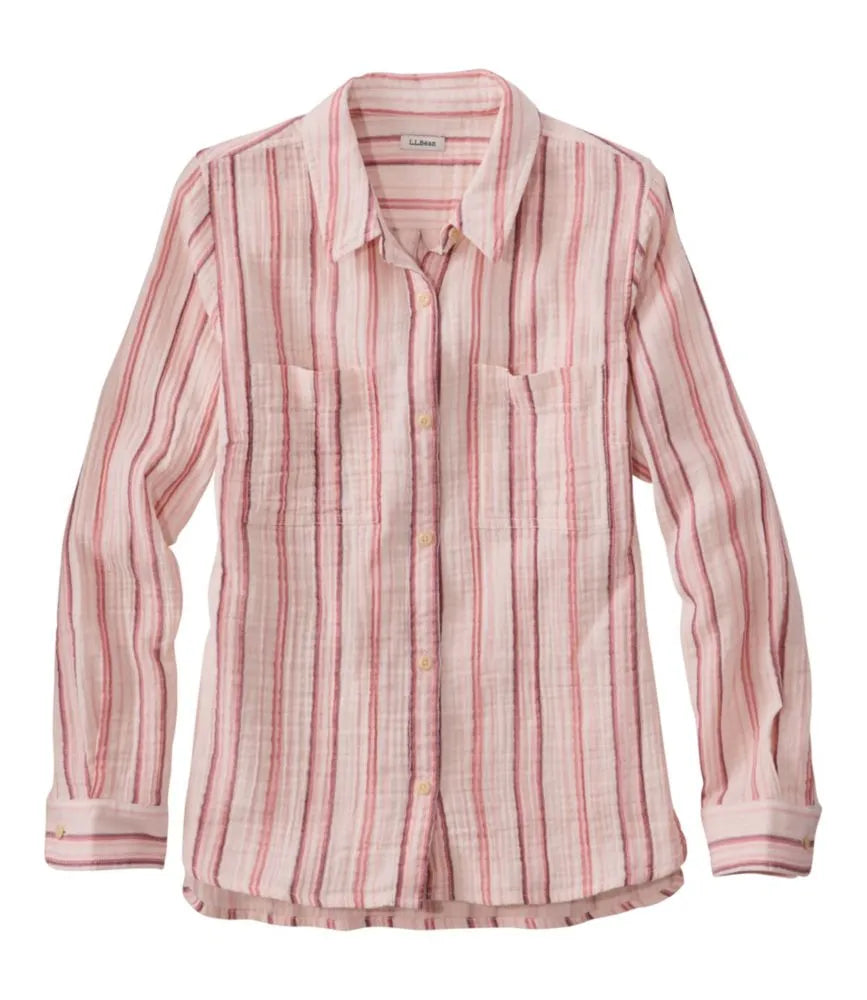 Women's Cloud Gauze Shirt, Long-Sleeve