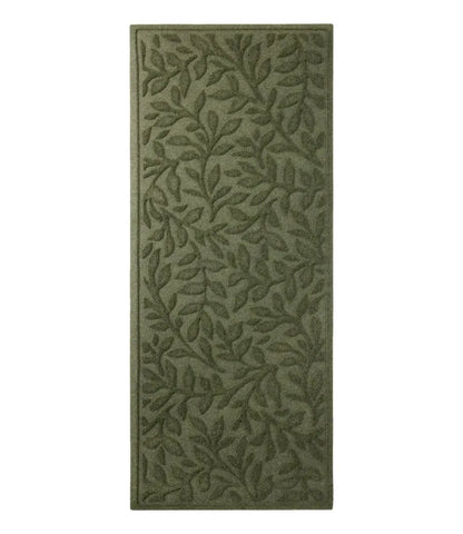 Heavyweight Recycled Waterhog Mat Runner, Woodland Leaf