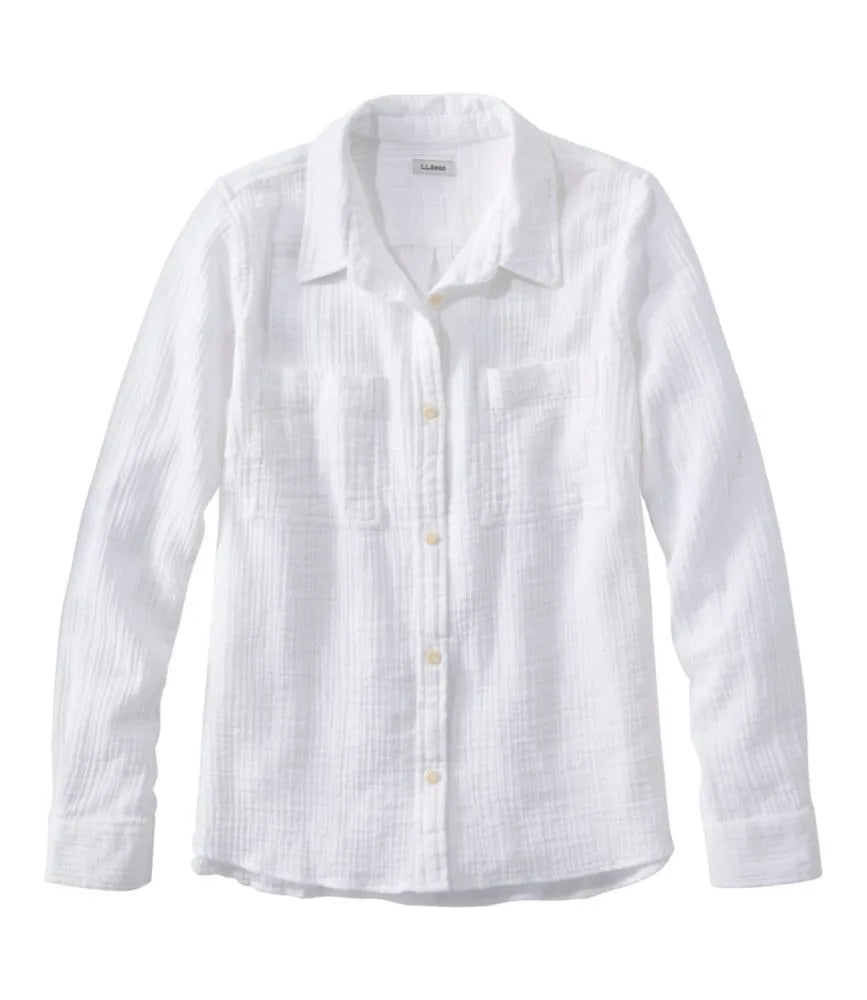 Women's Cloud Gauze Shirt, Long-Sleeve