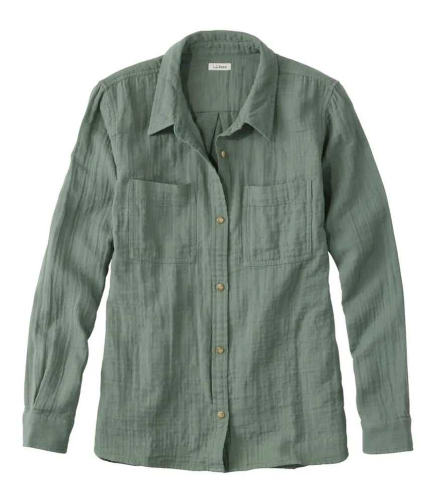 Women's Cloud Gauze Shirt, Long-Sleeve