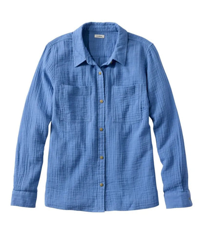 Women's Cloud Gauze Shirt, Long-Sleeve