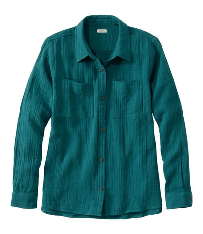 Women's Cloud Gauze Shirt, Long-Sleeve